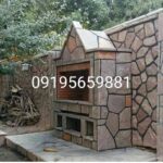 فروش سنگ لاشه سنگ مالون واجرای دیوار درپوش ستون آبنما