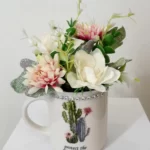 فروش گلدان و گل مصنوعی با گل آرایی طراح حرفه ای