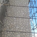اجرای سنگ نمای ساختمان نمای دیوار