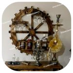 تابلو دیواری چوبی تابلو بار دیواری میزبار دیواری