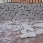 فروشی سنگ لاشه کف وسنگ نما در دماوند دیوار چینی ستون