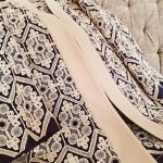 مانتو مزونی قیطان دوزی شده