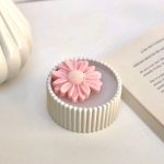 هدیه روز دختر و معلم شات شمع گل بابونه