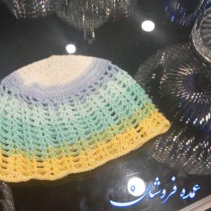 کلاه رنگین کمان نخ