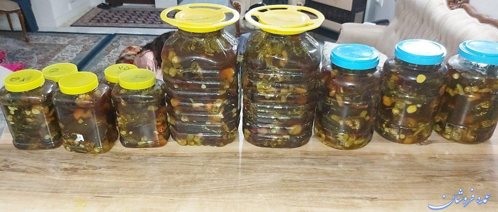 پخش ترشی بادمجان خانگی