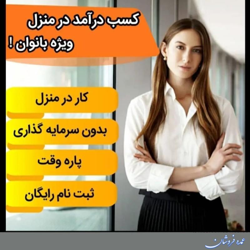 کار آنلاین در منزل ویژه بانوان