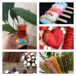 نمک . ژله . شکلات . قند . نبات . حبه عناب و…