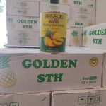 کمپوت آناناس حلقه golden sth کارتن ۱۲عددی