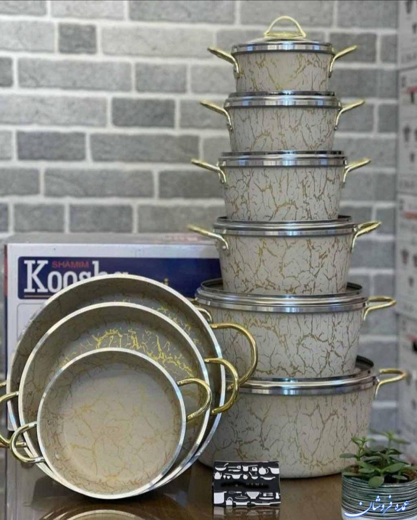 سرویس قابلمه 15 پارچه کوشا