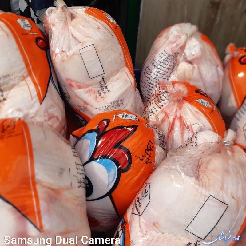 مرغ منجمد سمین