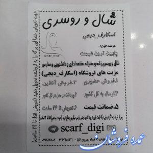 شال و روسری مقنعه اسکارف دیجی scarf_digi راستگویان  (ورامین)