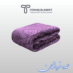 پتو گلبافت گل برجسته یکنفره - الوان و گلدار