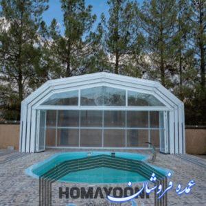 سقف متحرک استخر سقف متحرک المینیومی در مازندران