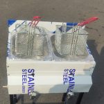 سرخکن دو لگن و تک لگن گازی رومیزی و پایه دار