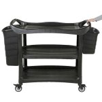 ترولی پلاستیکی کارلایز بهمراه دو سطل