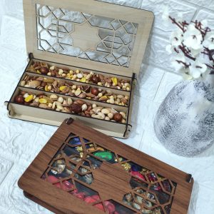 باکس آجیل و خشکبار طرح ستاره ۳ خونه