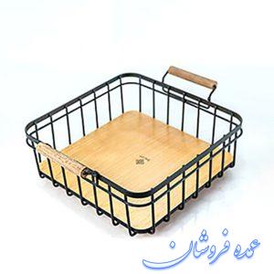 سبد میوه مربع بزرگ