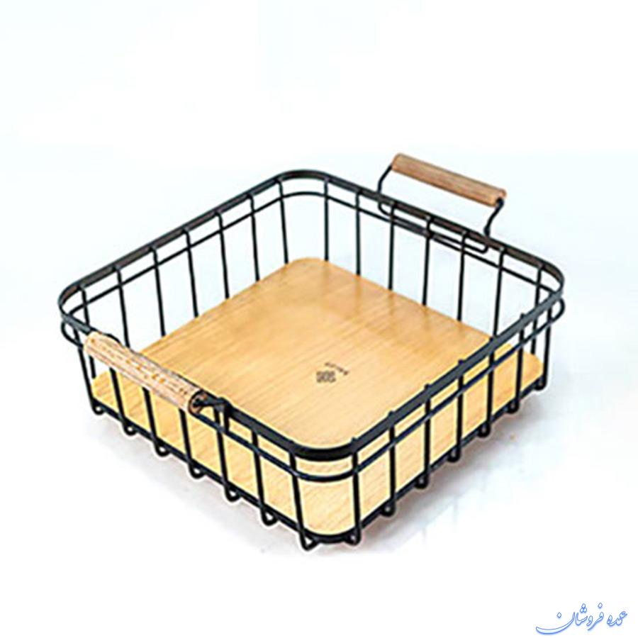 سبد میوه مربع بزرگ