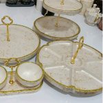 فروش عمده تمامی ظرف ظروفات واکسسوری سنگ مصنوعی