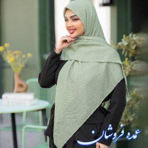 روسری نخی پلیسه ریز