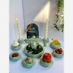 سنگ مصنوعی و شمع