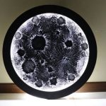 تابلو دکور ماه برجسته با نور