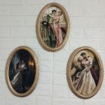 تابلو سلطنتی چاپ پارچه مخمل