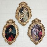 تابلو سلطنتی چاپ پارچه مخمل