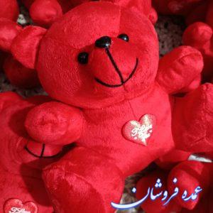 عروسک خرس قرمز ولنتاین