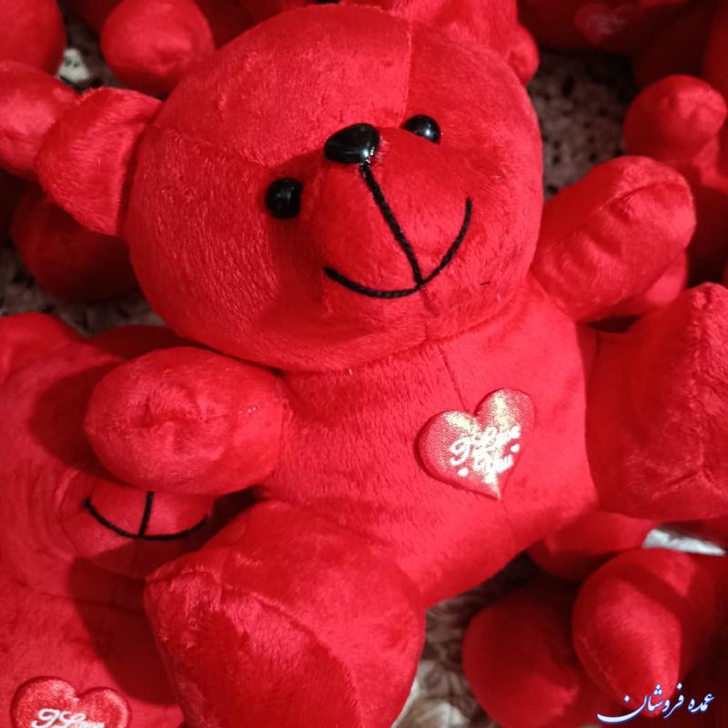 عروسک خرس قرمز ولنتاین