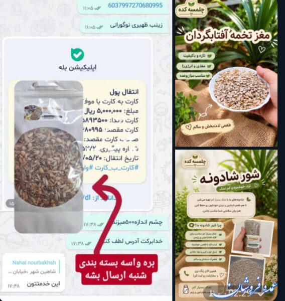 آجیل وخشکبارتنقلات سالم