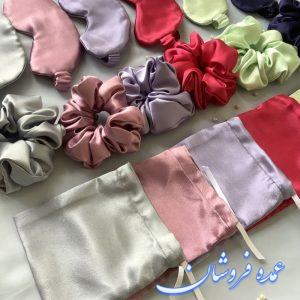 فروش عمده کش مو ساتن چشم بند و پک کامل